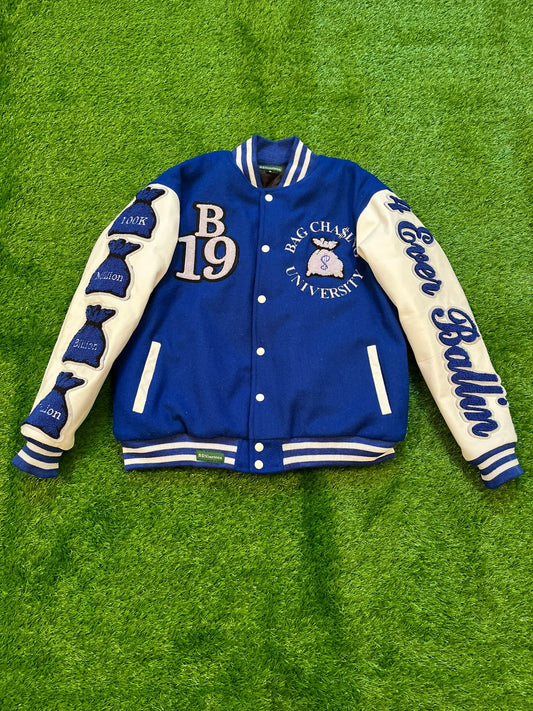 Bagchasing varsity jacket